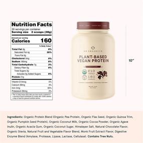 img 2 attached to SB Organics Chocolate Protein Powder