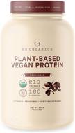 sb organics chocolate protein powder logo