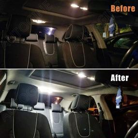 img 2 attached to Мощные светодиодные светильники для салона 6000K для Ford F250 F350 Super Duty - набор белых светодиодных ламп AUTOGINE из 11 штук + инструмент для установки (2008-2020)