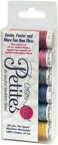 img 1 attached to Sulky Sampler - 12wt Cotton Petites, Assorted Most Popular Blendables, Pack of 6