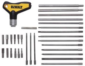 img 3 attached to 🧰 DEWALT Hex Key Wrench Set: Ratcheting T-Handle, 31-Piece (DWHT70265) - Ultimate Tool Set for Versatile Fastening Solutions