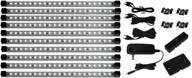 super deluxe pro series 21 led kit, inspired led with inline dimmer, under cabinet lighting, 24w 12v dc, warm white 3000k, 145 lumens per foot логотип