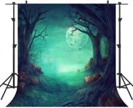 custom vinyl halloween night pumpkin moon photography backdrop - duluda 10x10ft studio prop hw02d logo