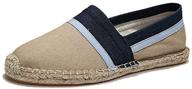 women's canvas espadrille loafers 41, size 9.5 logo