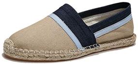 img 1 attached to Women's Canvas Espadrille Loafers 41, Size 9.5