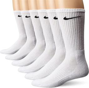 img 2 attached to Top-Rated 6 Pairs of NIKE Performance Cushion Crew Socks with Band - Ultimate Comfort and Quality