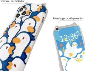 img 2 attached to MME Cartoon Case For IPhone 11 Cute Duck 3D Fun Cool Cover