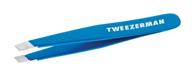 💙 tweezerman mini slant tweezer in bahama blue (1248-blllt): enhance your beauty routine with precision logo