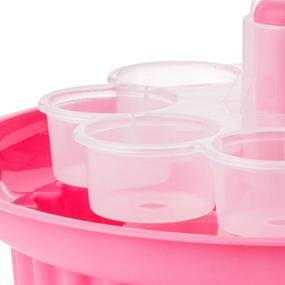 img 2 attached to 🧁 Stylish and Convenient Cuisinart Pink Cupcake Carrier for On-the-Go Treats