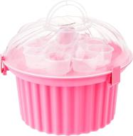 🧁 stylish and convenient cuisinart pink cupcake carrier for on-the-go treats логотип