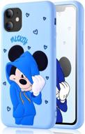 🏕️ hikerclub cartoon case iphone 7 plus/8 plus: mickey minnie cute 3d silicone rubber kawaii character case for girls, boys, kids, teens logo