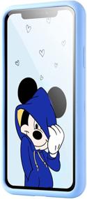 img 2 attached to 🏕️ HikerClub Cartoon case iPhone 7 Plus/8 Plus: Mickey Minnie Cute 3D Silicone Rubber Kawaii Character Case for Girls, Boys, Kids, Teens