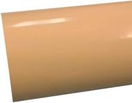 premium 12&#34; x 10 ft roll of glossy beige oracal 651 vinyl - perfect for craft cutters and vinyl sign cutters logo