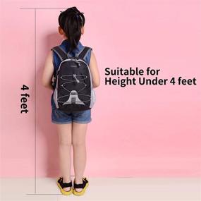 img 1 attached to 🎒 10L Mini Waterproof Sport Backpack for Outdoor Hiking & Travel, Perfect for Kids Girls Boys Under 4 Feet (Apple Green)