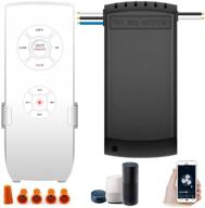 🔌 wifi ceiling fan switch and light remote control kit, smart fan controller compatible with alexa and google, phone app control, no hub required, universal fan light remote control логотип