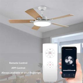 img 3 attached to 🔌 WiFi Ceiling Fan Switch and Light Remote Control Kit, Smart Fan Controller Compatible with Alexa and Google, Phone APP Control, No Hub Required, Universal Fan Light Remote Control