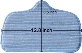 img 3 attached to 🧽 EZ SPARES Replacement for McCulloch MC1275 Steam Mop Pad,SteamMax SF275/SF370 Steam Microfiber Mops,Compare to Part No. A275-020 Vacuum Cleaner Accessories(4 Pack)