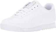 👟 puma little white girls' basic sneaker shoes logo