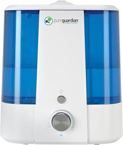 img 3 attached to ☁️ PureGuardian H1175WCA Cool Mist Humidifier, 90 Hours Runtime, 1.5 Gallon Tank Capacity, Covers 390 Sq. Ft., Ideal for Medium Rooms, Silent Operation, Built-in Filter, SilverClean Treated Tank, Essential Oil Tray