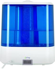 img 2 attached to ☁️ PureGuardian H1175WCA Cool Mist Humidifier, 90 Hours Runtime, 1.5 Gallon Tank Capacity, Covers 390 Sq. Ft., Ideal for Medium Rooms, Silent Operation, Built-in Filter, SilverClean Treated Tank, Essential Oil Tray