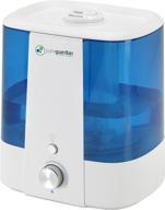 ☁️ pureguardian h1175wca cool mist humidifier, 90 hours runtime, 1.5 gallon tank capacity, covers 390 sq. ft., ideal for medium rooms, silent operation, built-in filter, silverclean treated tank, essential oil tray logo