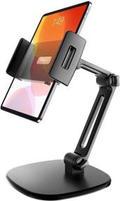 img 4 attached to 📱 Adjustable Tablet Stand Holder with 360° Rotatable Head, 3X Adjustable Bars for 7-11 inch Tablets | Compatible with iPad Mini/9.7/10.2/10.5 and More | APPS2Car Desk Tablet Stand