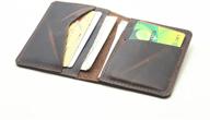 👝 jjnusa distressed leather wallets: sleek men's accessories for wallets, card cases & money organizers logo