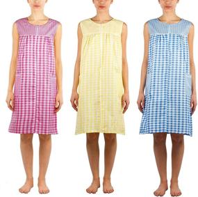 img 1 attached to 👗 Versatile 3 Pack Shift Duster Dress - Medium to 3X Sizes (509)