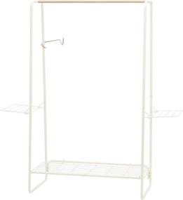 img 3 attached to Large White Metal Garment and Accessories Rack by IRIS USA: PI-B5-L