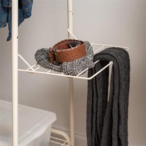 img 1 attached to Large White Metal Garment and Accessories Rack by IRIS USA: PI-B5-L