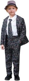 img 4 attached to 👔 Funnycokid Boys' Christmas Blazer Costumes: Trendy Dresswear in Suits & Sport Coats