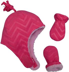 img 4 attached to 🧥 Cute Sherpa Fleece Accessories for Girls - Ideal for Cold Weather