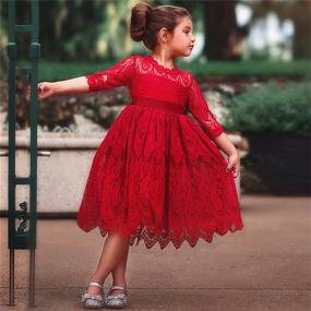 img 2 attached to Beautiful NNJXD Princess Bridesmaid Wedding Pageant Dresses for Girls' Clothing