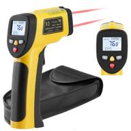 simoeffi non-contact digital infrared thermometer - dual ir laser thermometer for cooking, kitchen, bbq, automotive, industrial use - touchless temperature gun (-58℉~1202℉ / -50℃~650℃) - not for human logo