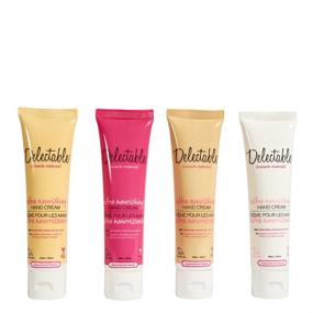 img 2 attached to Indulge with Delectable by Cake Beauty - Assorted Hand Cream Gift Set, 4 Piece: A Treat for Your Hands