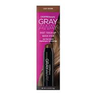 gray away root touchup quick stick in light brown, 0.1 oz logo