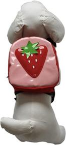 img 1 attached to 🐾 Cute Pet Backpack Harness: The Perfect Leash Saddlebag for Small Dogs on Outdoor Hiking Adventures!