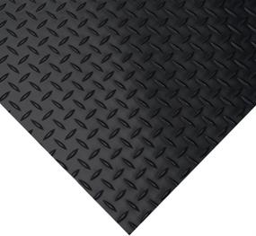 img 3 attached to 🔲 Прочные резиновые рулоны Rubber-Cal Diamond Plate для полов с повышенным трафиком.