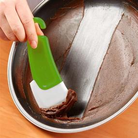 img 2 attached to Silicone Scraper Cleaning Spatula Kitchen