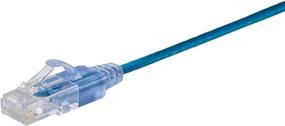 img 3 attached to Superior Performance at Incredible Speeds: Monoprice SlimRun Cat6A Ethernet Patch Cable