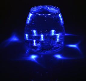 img 1 attached to 💙 Enhance Your Wedding Decor with SAMYO Set of 36 Waterproof Submersible Battery LED Tea Lights – Stunning Blue Illumination for Mesmerizing Centerpieces & Party Ambiance