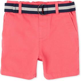 img 1 attached to Childrens Place Belted Shorts Desert Boys' Clothing via Shorts