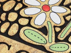 img 3 attached to 🐉 CHICHIC Dragonfly Welcome Mat – 17x30 Inch Outdoor Front Door Mat for Home Entrance, Non Slip Rubber Backing