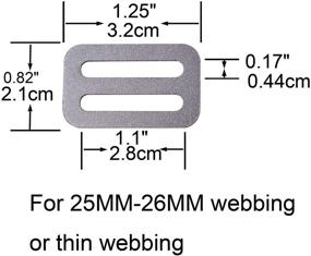 img 1 attached to YYST Stainless Triglides Sliders Straps