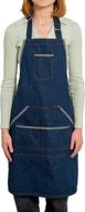 универсальный джинсовый фартук chefs bib apron логотип
