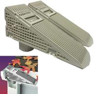 the gutter guard wedge: 2-pack solution to eliminate downspout pipe clogs from leaves and debris logo