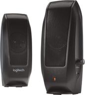 enhanced logitech s120 2.0 stereo speakers for improved audio experience logo