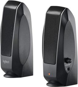 img 1 attached to Enhanced Logitech S120 2.0 Stereo Speakers for Improved Audio Experience