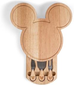 img 3 attached to Disney Classic Mickey Mouse Cheese Board Set: Ultimate Cheese Tools for Disney Fans