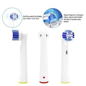 img 1 attached to 😁 4 Pack Replacement Toothbrush Heads Compatible With Oral B Braun - Professional Electric Toothbrush Heads Refill for Oral-B 7000, Pro 1000, 9600, 500, 3000, 8000